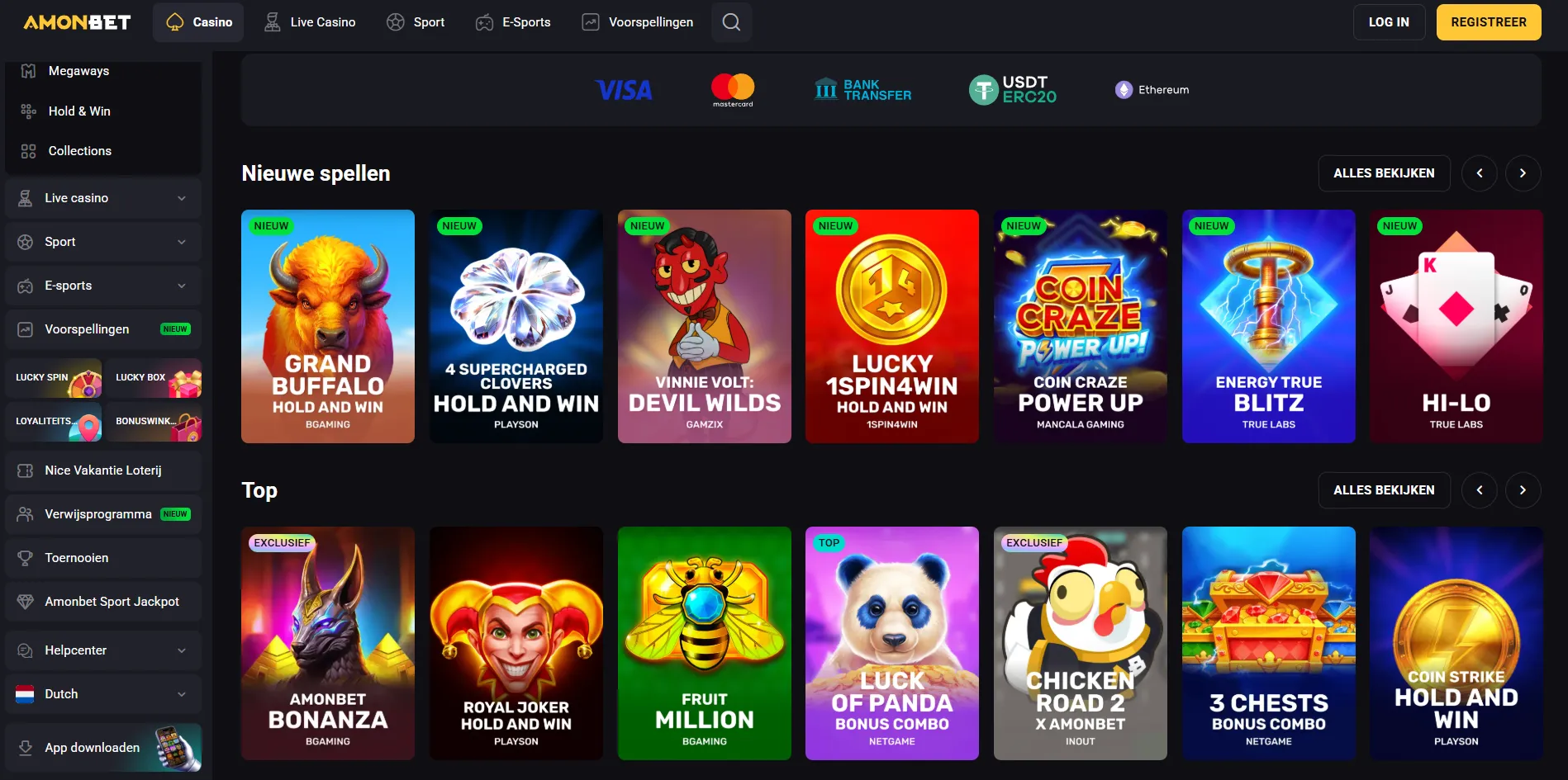 Spelaanbod bij beste online casino zonder cruks Nederland
